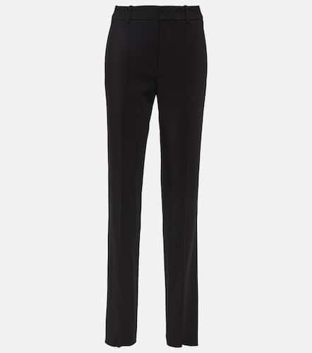 Low-rise gabardine straight pants - Saint Laurent - Modalova