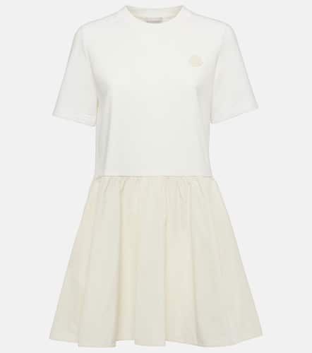 Vestido corto de mezcla de algodón - Moncler - Modalova