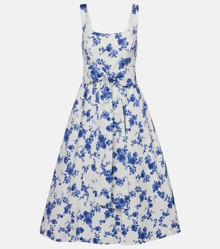 Robe midi à fleurs - Carolina Herrera - Modalova