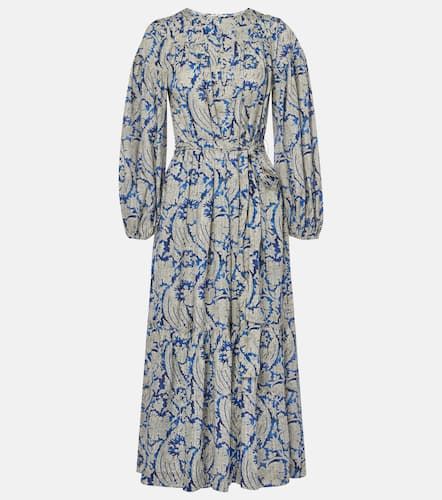 Robe midi Seraphina imprimée en coton mélangé - Ulla Johnson - Modalova