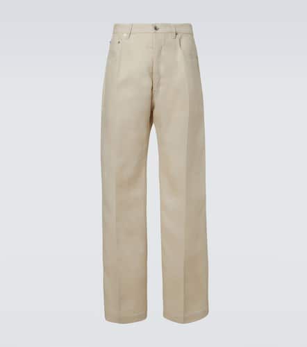 Pantalones anchos Geth de sarga de lino - Rick Owens - Modalova