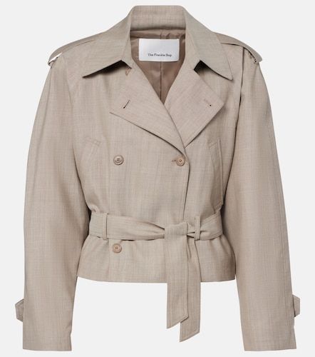Stan belted wool jacket - The Frankie Shop - Modalova
