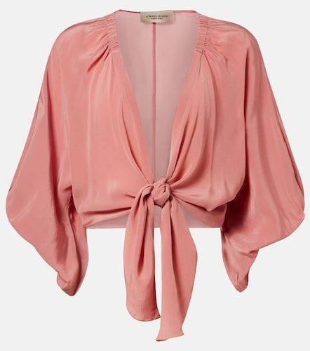 Crop top Solid Front fruncido - Adriana Degreas - Modalova