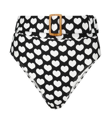Ursula heart-print bikini bottoms - Alexandra Miro - Modalova