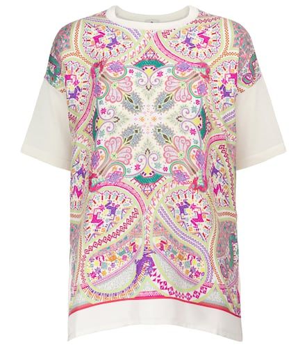 Bedrucktes T-Shirt mit Seidenanteil - Etro - Modalova