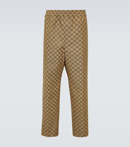 Gucci Pantalones de lona con GG - Gucci - Modalova