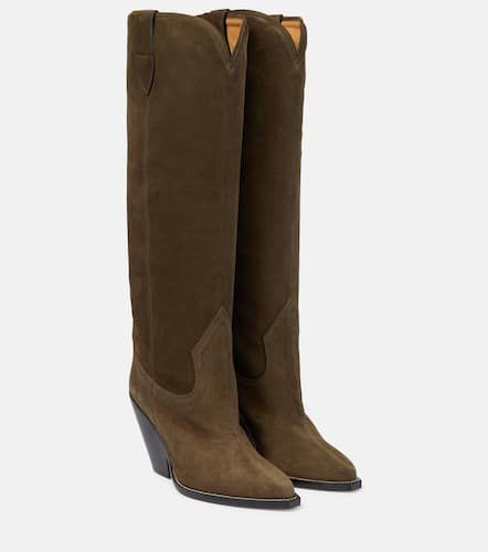 Suede over-the-knee boots - Isabel Marant - Modalova