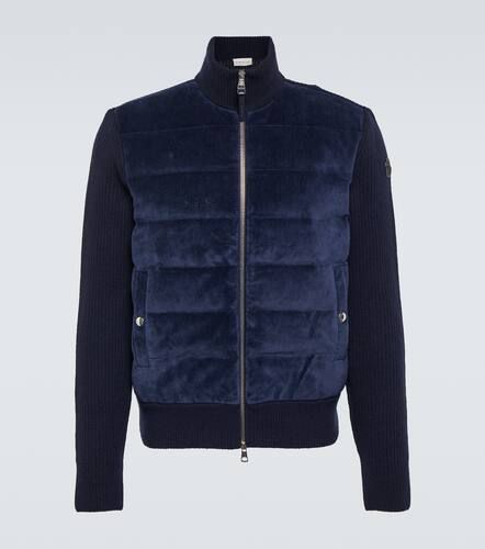 Moncler Corduroy wool down jacket - Moncler - Modalova