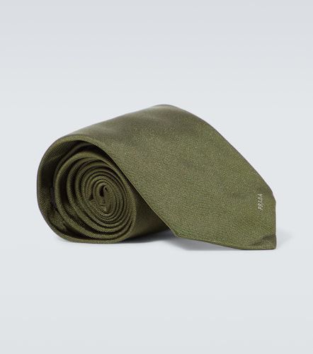 Prada Corbata de seda con logo - Prada - Modalova