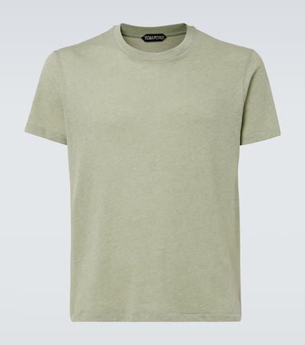 Cotton-blend jersey T-shirt - Tom Ford - Modalova