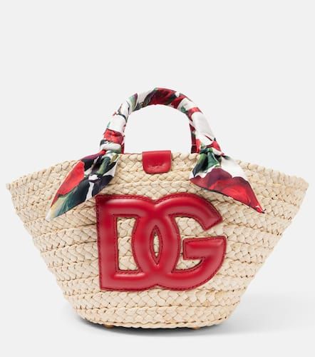 Tote Kendra Small aus Stroh - Dolce&Gabbana - Modalova