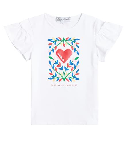Camiseta de algodón estampada - Tartine et Chocolat - Modalova