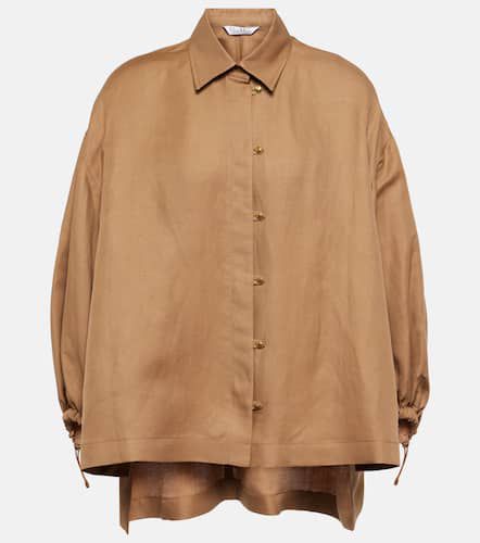 Rodeo oversized linen and silk shirt - Max Mara - Modalova