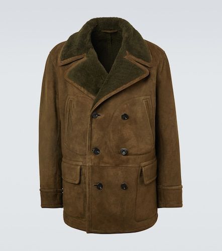 Shearling-lined suede jacket - Ralph Lauren Purple Label - Modalova