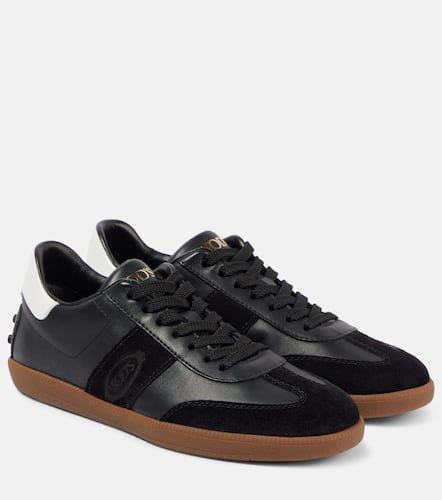 Sneakers aus Leder mit Veloursleder - Tod's - Modalova