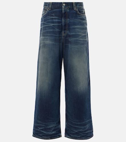 Jeans a gamba larga e vita media - Acne Studios - Modalova