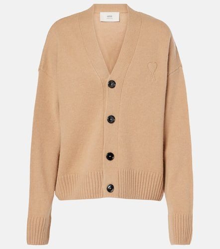 Ami de Cœur wool and cashmere cardigan - Ami Paris - Modalova