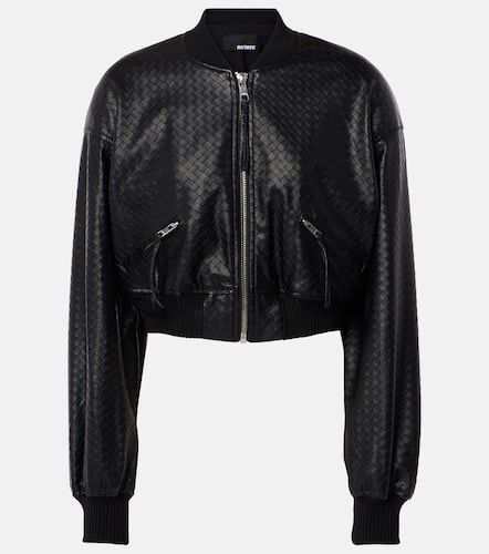 Braided cropped bomber jacket - Rotate - Modalova