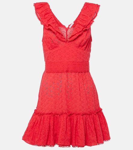 Bruna ruffled cotton minidress - Poupette St Barth - Modalova