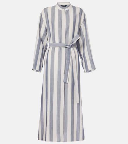 Rima striped ramie and cotton midi dress - 'S Max Mara - Modalova