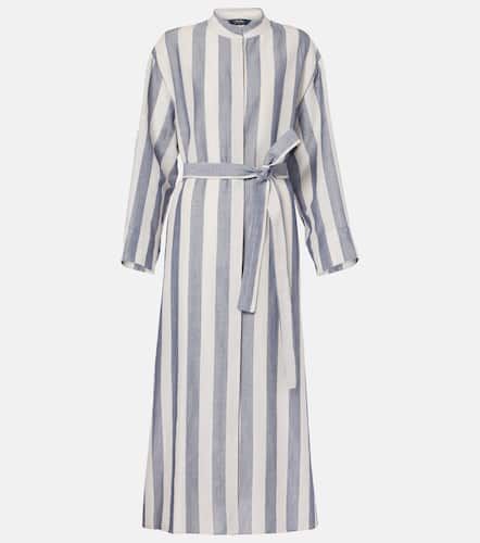 Vestido midi Rima de ramio y algodón a rayas - 'S Max Mara - Modalova