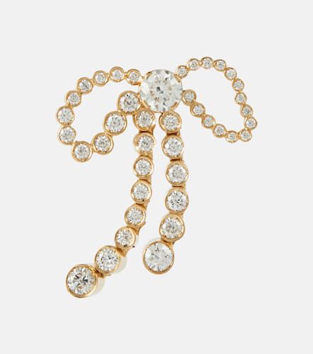 Einzelner Ohrring Rosette de Diamant aus 18kt Gelbgold mit Diamanten - Sophie Bille Brahe - Modalova