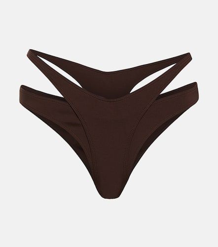 Layered cutout bikini bottoms - Mugler - Modalova