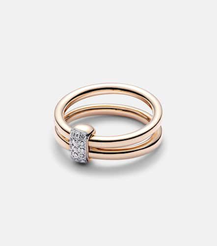 Anillo Together de oro rosa de 18 ct con diamantes - Pomellato - Modalova