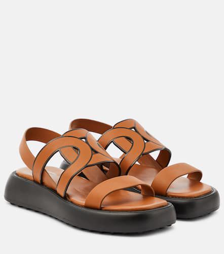 Tod's Catena leather sandals - Tod's - Modalova