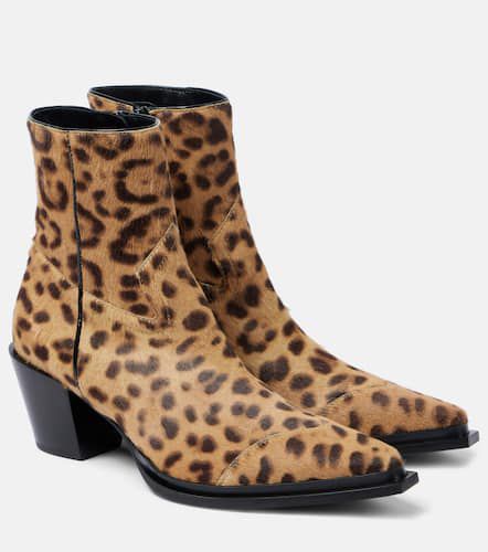 Cece 60 leopard-print calf hair ankle boots - Jimmy Choo - Modalova