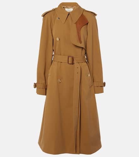 Chloé Gabardina cruzada de algodón - Chloe - Modalova
