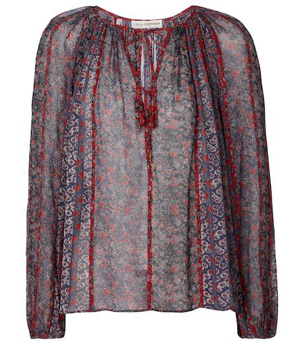 Deetra floral silk blouse - Ulla Johnson - Modalova