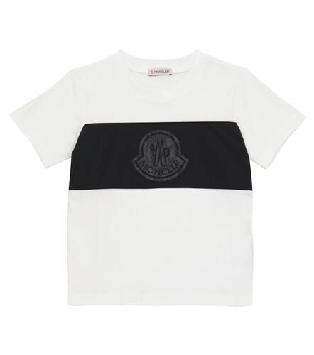 Bedrucktes T-Shirt aus Baumwolle - Moncler Enfant - Modalova