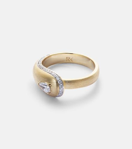 Ring Prestige aus 18kt Gelbgold mit Diamanten - Rainbow K - Modalova