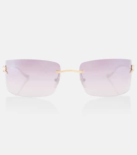 Panthère De Cartier rectangular sunglasses - Cartier Eyewear Collection - Modalova