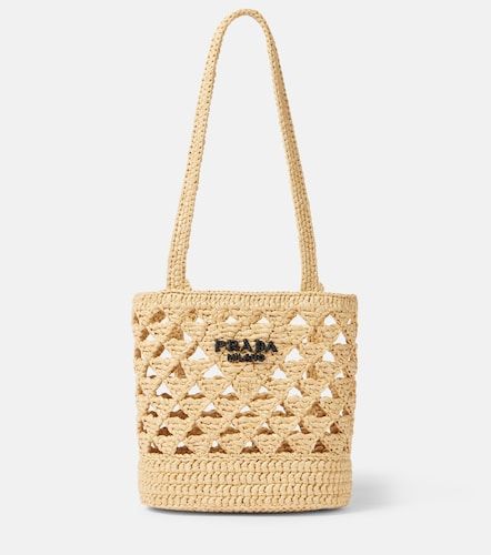 Bolso Mini en croché de efecto rafia - Prada - Modalova