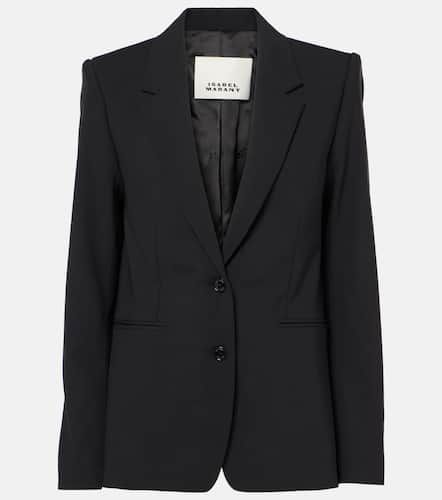 Blazer Reva en laine mélangée à carreaux - Isabel Marant - Modalova