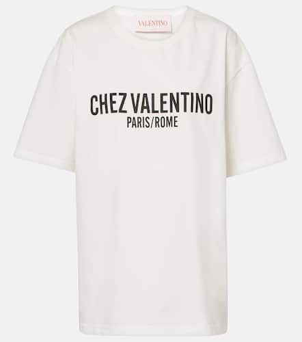 T-Shirt aus Baumwoll-Jersey - Valentino - Modalova