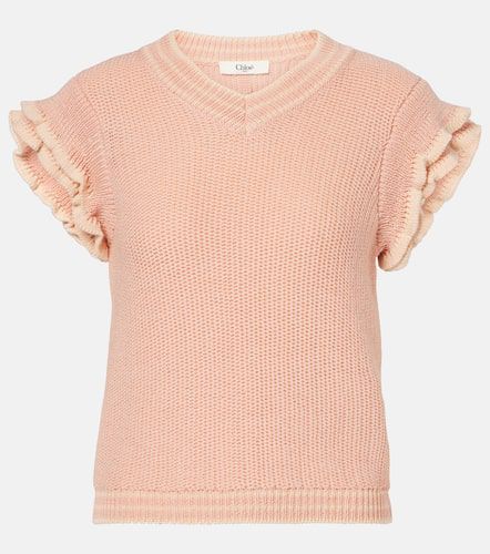 Chloé Top aus Wolle - Chloe - Modalova