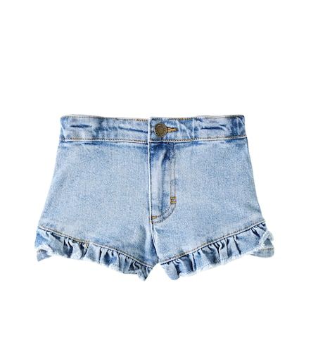 Shorts Agnetha de denim con volantes - Molo - Modalova