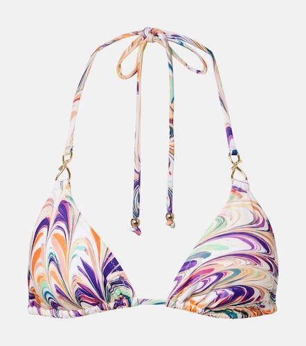 Top de bikini Leoni estampado - Alexandra Miro - Modalova