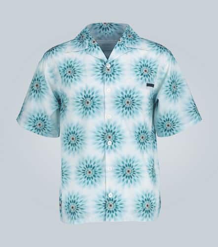 Pois print cotton poplin shirt - Prada - Modalova