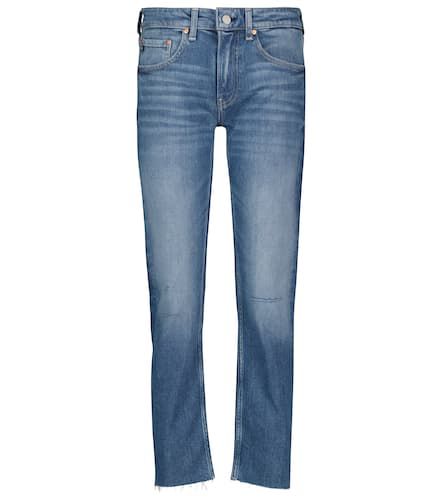 Jeans Girlfriend de tiro medio cropped - AG Jeans - Modalova