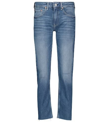 Mid-Rise Cropped Jeans Girlfriend - AG Jeans - Modalova