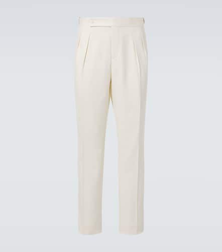 Pantalones de esmoquin de sarga de seda - Brunello Cucinelli - Modalova