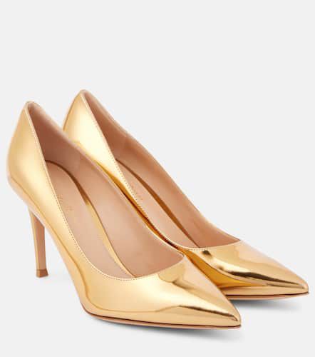 Gianvito 85 metallic leather pumps - Gianvito Rossi - Modalova