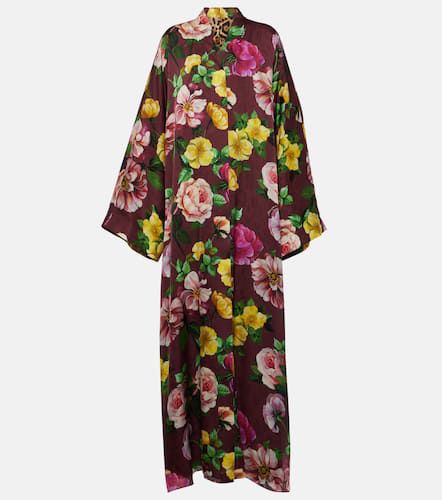 Printed silk maxi dress - Dolce&Gabbana - Modalova