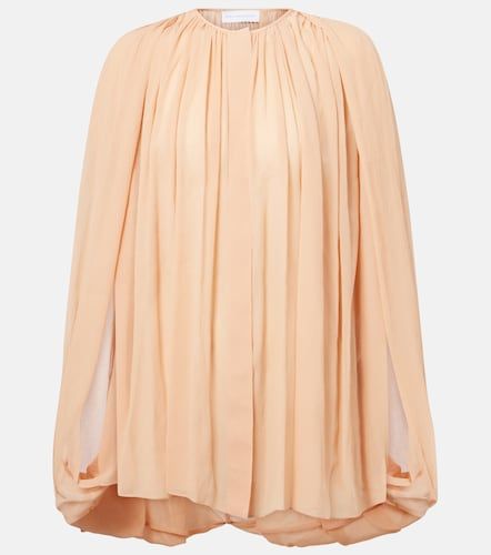 Blusa en chifón de seda drapeada - Stella McCartney - Modalova