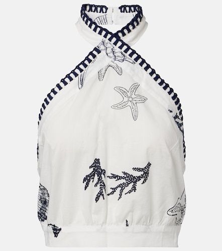Top cropped Suma in cotone - Poupette St Barth - Modalova