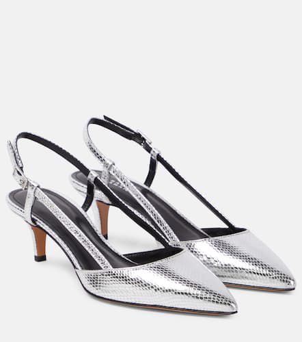 Pilia metallic leather slingback pumps - Isabel Marant - Modalova